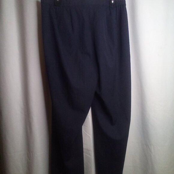Liz Claiborne Pants 14P 14 Petite Anissa Straight Leg Blue - Picture 4 of 16